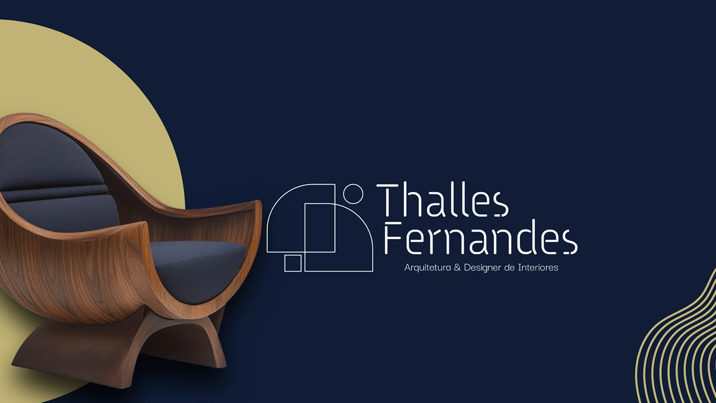 Apresentação da identidade visual de Thalles Fernandes